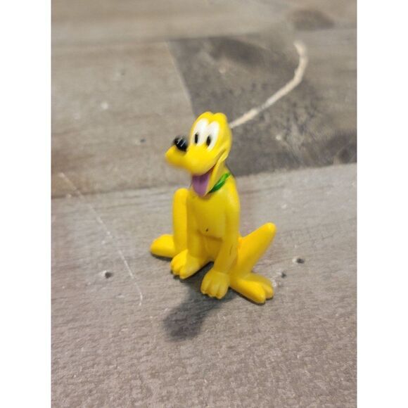 Disney  pluto dog toy figure yellow - Picture 1 of 4